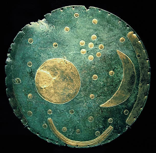 Nebra Sky Disc — Bronze Age — 1600 BCE Saxony Germany